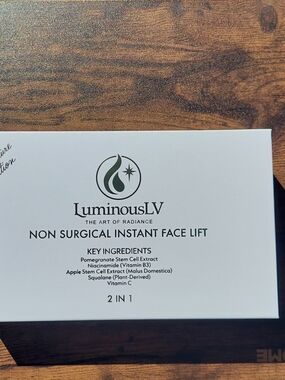 LuminousLV Non Surgical Instant Face Lift NWT Preppy Feminine Bridal Weddings